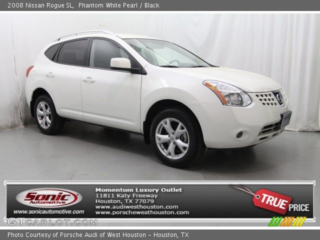2008 Nissan Rogue SL in Phantom White Pearl
