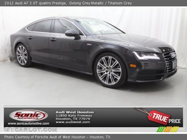 2012 Audi A7 3.0T quattro Prestige in Oolong Grey Metallic