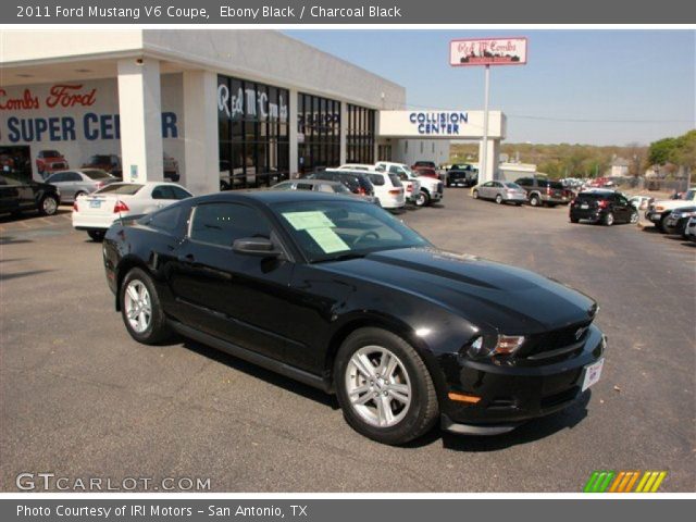 2011 Ford Mustang V6 Coupe in Ebony Black