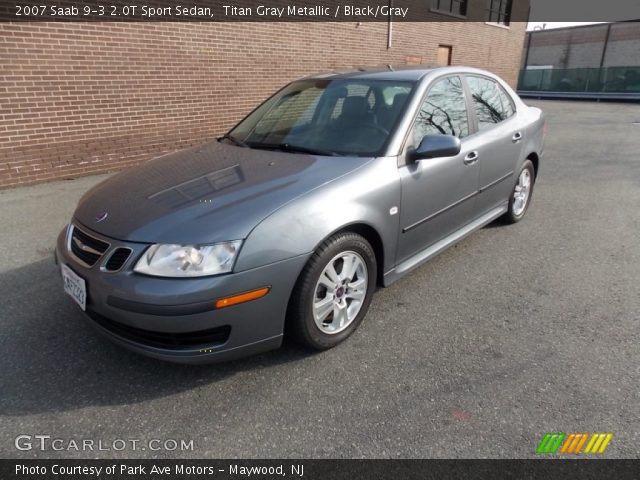 2007 Saab 9-3 2.0T Sport Sedan in Titan Gray Metallic