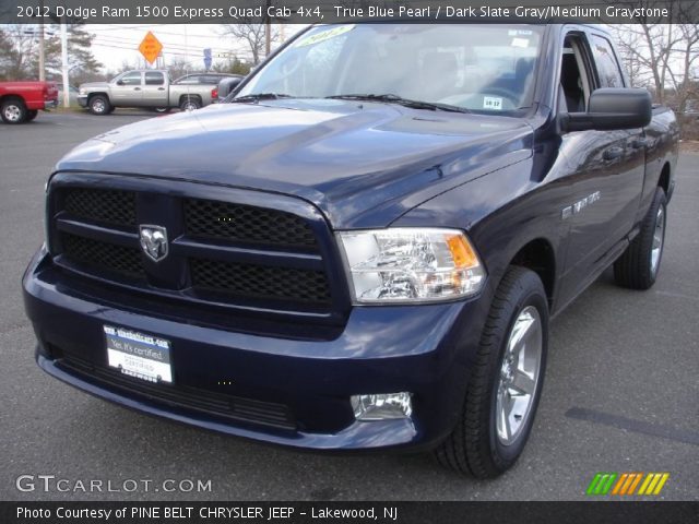 2012 Dodge Ram 1500 Express Quad Cab 4x4 in True Blue Pearl