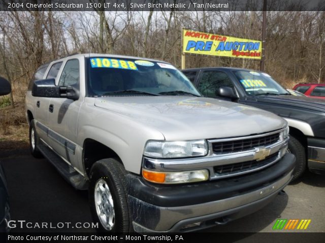 2004 Chevrolet Suburban 1500 LT 4x4 in Silver Birch Metallic
