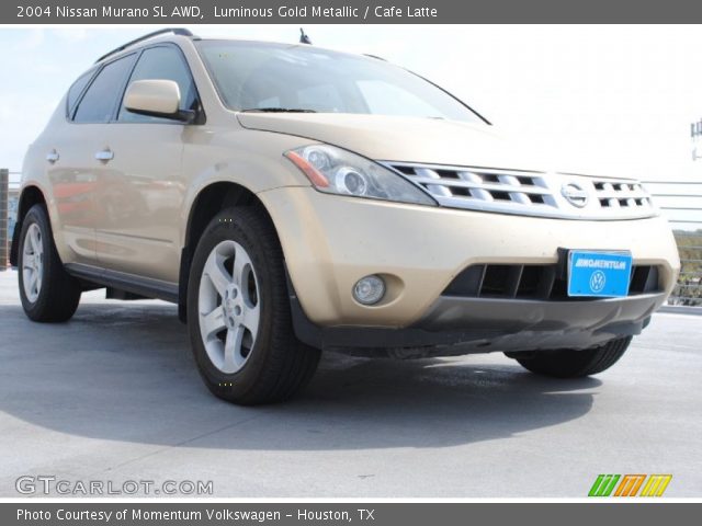 2004 Nissan Murano SL AWD in Luminous Gold Metallic