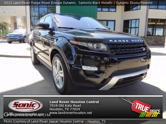 2013 Land Rover Range Rover Evoque Dynamic in Santorini Black Metallic