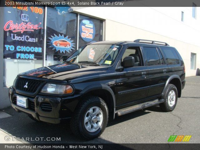 2003 Mitsubishi Montero Sport ES 4x4 in Solano Black Pearl