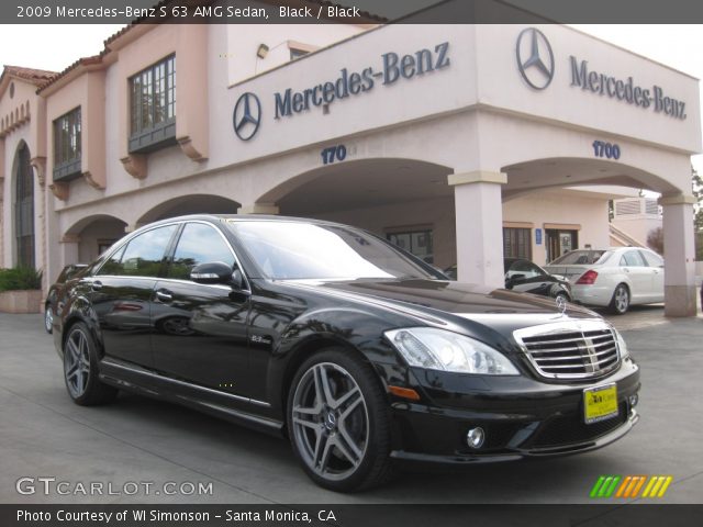 2009 Mercedes-Benz S 63 AMG Sedan in Black