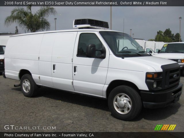 2008 Ford E Series Van E350 Super Duty Commericial Refriderated in Oxford White