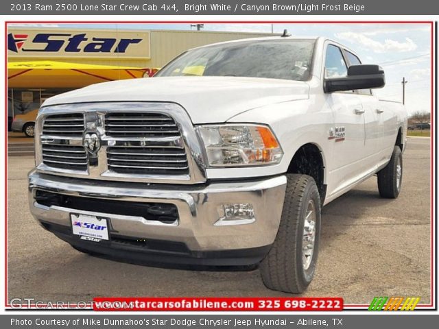 2013 Ram 2500 Lone Star Crew Cab 4x4 in Bright White