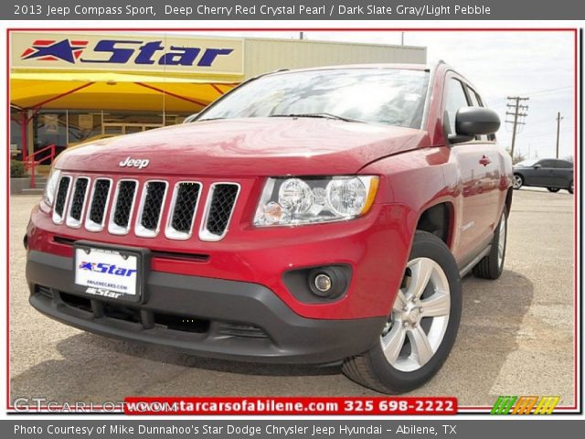 2013 Jeep Compass Sport in Deep Cherry Red Crystal Pearl