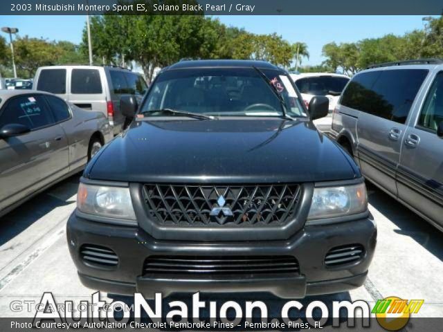 2003 Mitsubishi Montero Sport ES in Solano Black Pearl