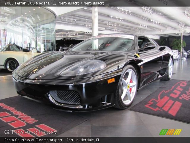 2003 Ferrari 360 Modena F1 in Nero (Black)