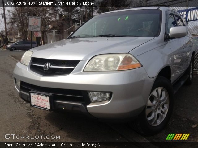 2003 Acura MDX  in Starlight Silver Metallic