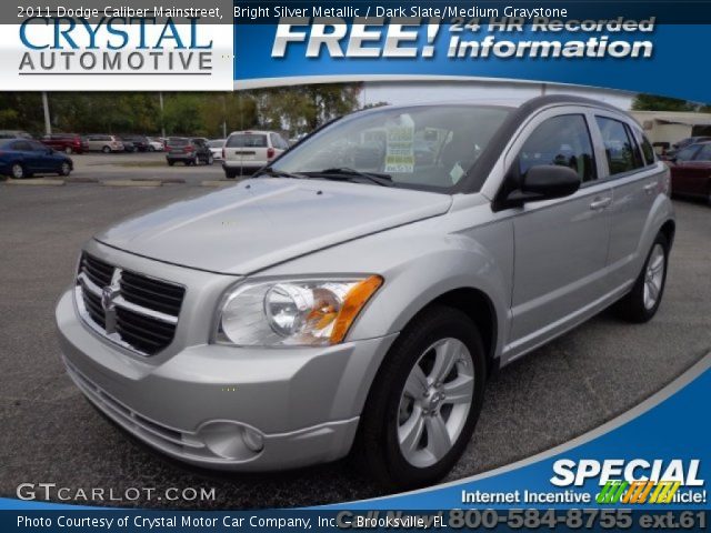 2011 Dodge Caliber Mainstreet in Bright Silver Metallic