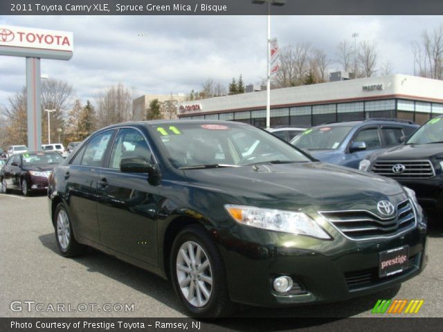 2011 Toyota Camry XLE in Spruce Green Mica