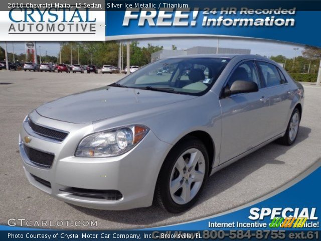 2010 Chevrolet Malibu LS Sedan in Silver Ice Metallic