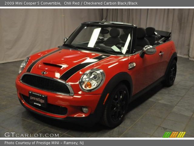 2009 Mini Cooper S Convertible in Chili Red