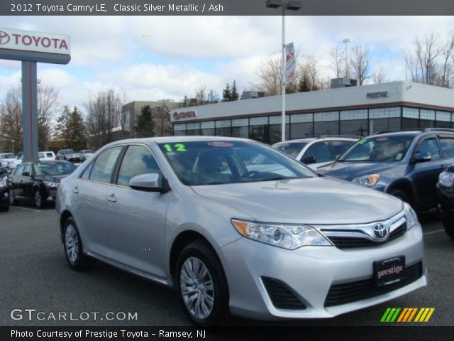 2012 Toyota Camry LE in Classic Silver Metallic