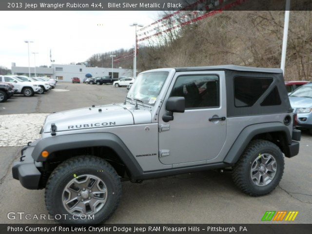 2013 Jeep Wrangler Rubicon 4x4 in Billet Silver Metallic