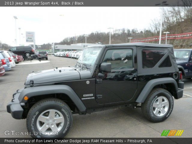 2013 Jeep Wrangler Sport 4x4 in Black