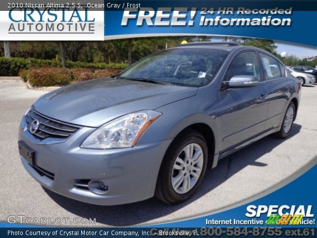 2010 Nissan Altima 2.5 S in Ocean Gray