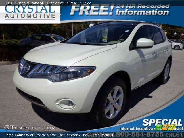 2010 Nissan murano glacier pearl #4