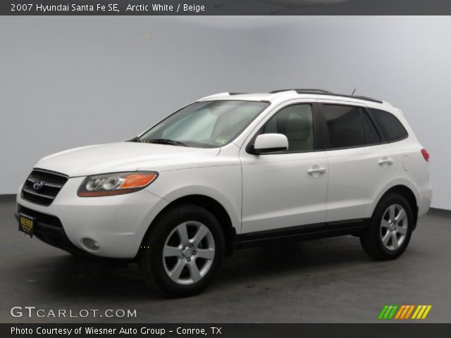 2007 Hyundai Santa Fe SE in Arctic White