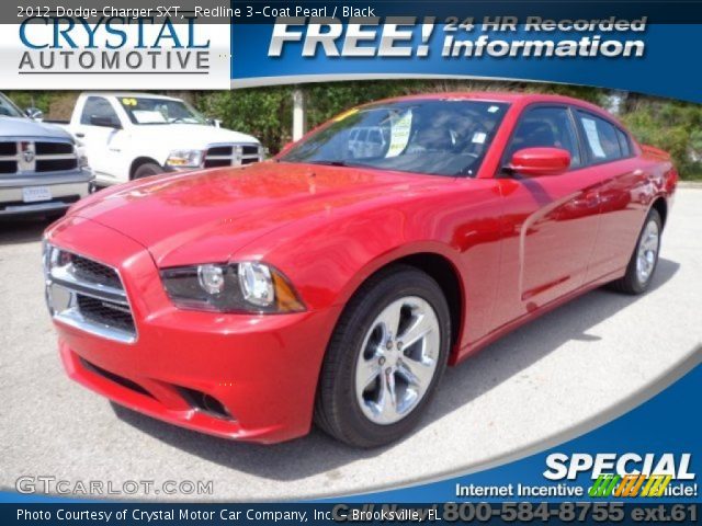 2012 Dodge Charger SXT in Redline 3-Coat Pearl