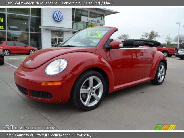 2009 Volkswagen New Beetle 2.5 Convertible in Salsa Red