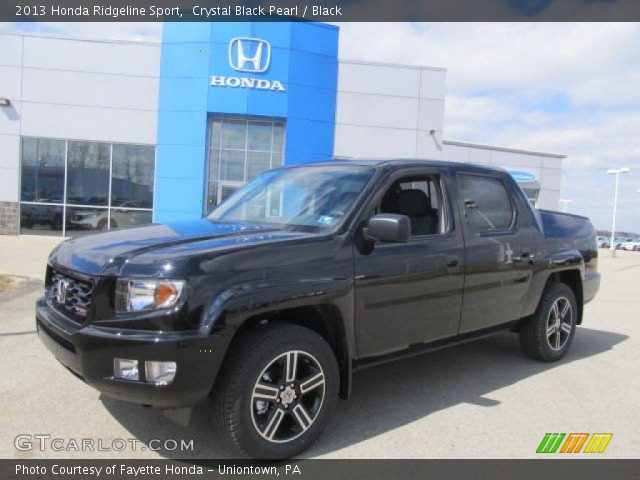 2013 Honda Ridgeline Sport in Crystal Black Pearl