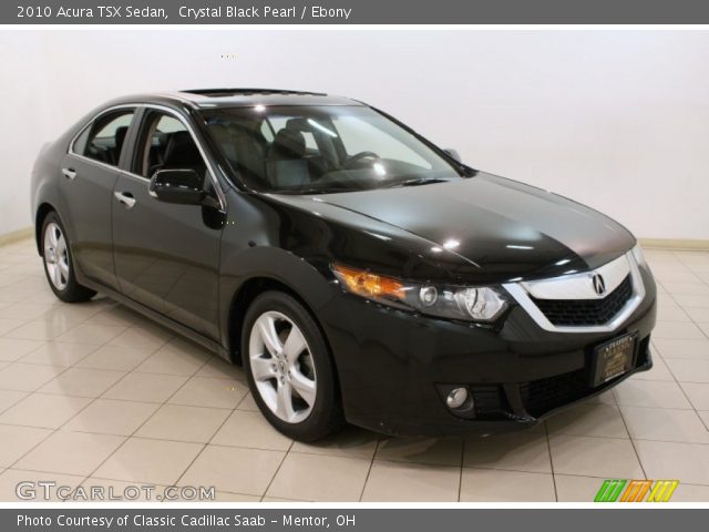 2010 Acura TSX Sedan in Crystal Black Pearl