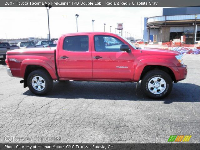 2007 Toyota Tacoma V6 PreRunner TRD Double Cab in Radiant Red