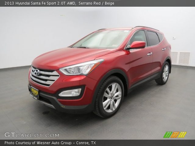 2013 Hyundai Santa Fe Sport 2.0T AWD in Serrano Red
