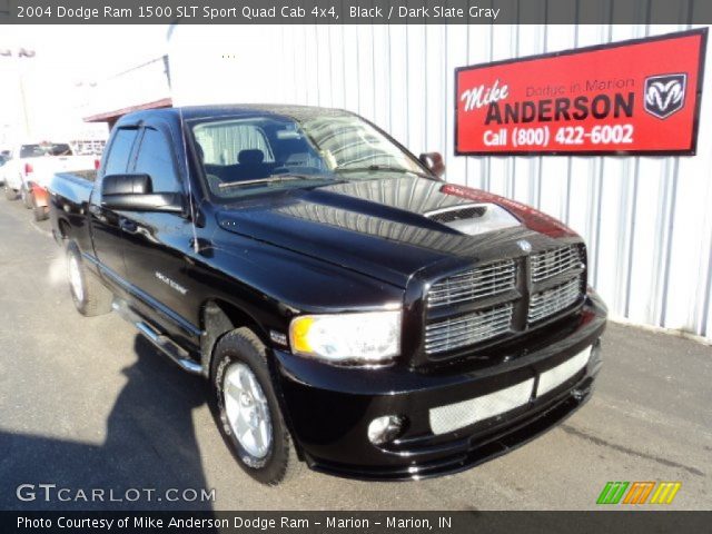 2004 Dodge Ram 1500 SLT Sport Quad Cab 4x4 in Black