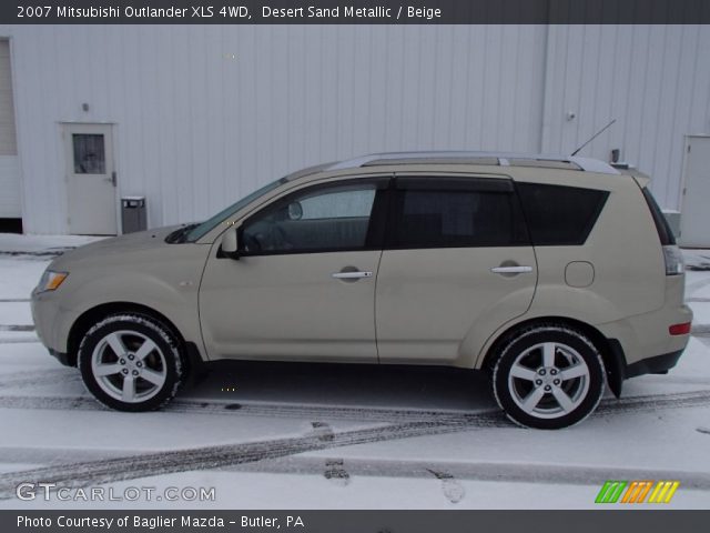 2007 Mitsubishi Outlander XLS 4WD in Desert Sand Metallic