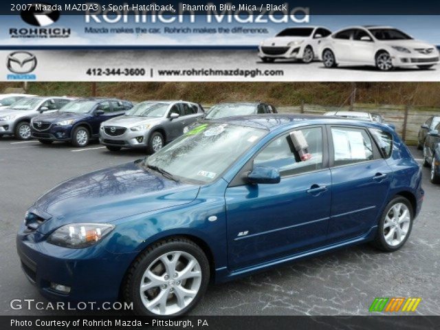 2007 Mazda MAZDA3 s Sport Hatchback in Phantom Blue Mica