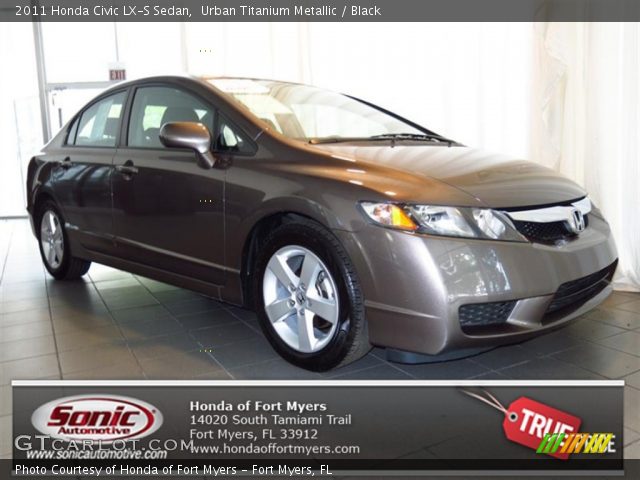 2011 Honda Civic LX-S Sedan in Urban Titanium Metallic