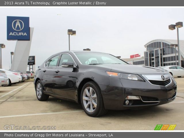 2013 Acura TL Technology in Graphite Luster Metallic