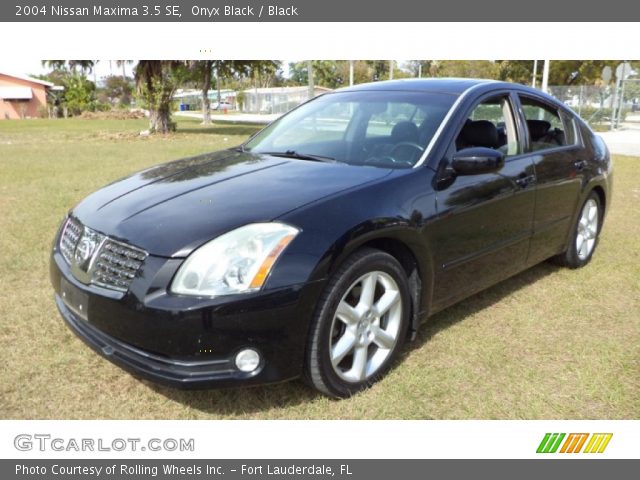 2004 Nissan Maxima 3.5 SE in Onyx Black