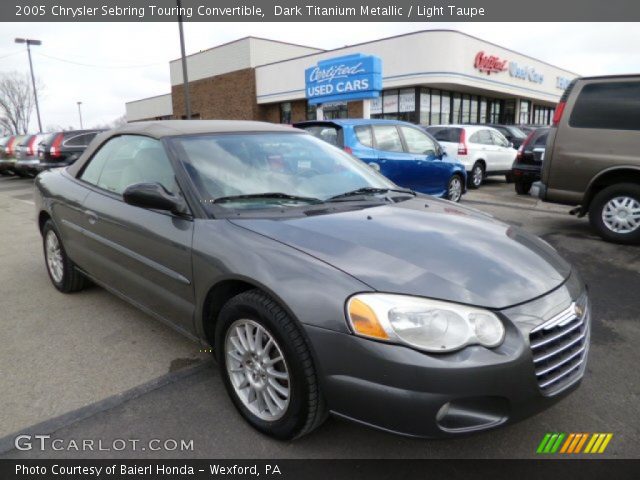 2005 Chrysler Sebring Touring Convertible in Dark Titanium Metallic