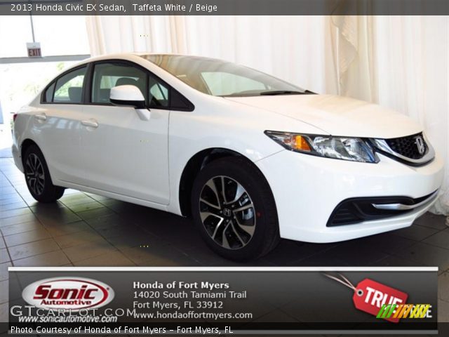 2013 Honda Civic EX Sedan in Taffeta White