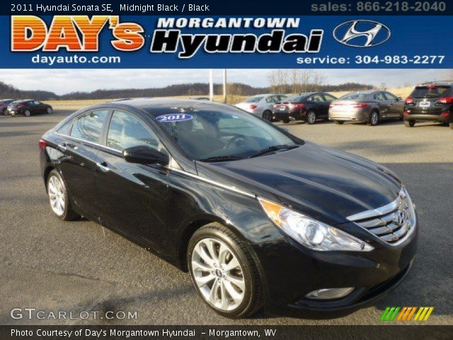 2011 Hyundai Sonata SE in Midnight Black
