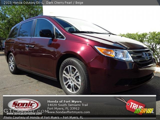 2013 Honda Odyssey EX-L in Dark Cherry Pearl