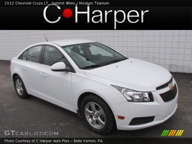 2013 Chevrolet Cruze LT in Summit White