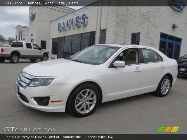 2012 Ford Fusion SEL in White Suede