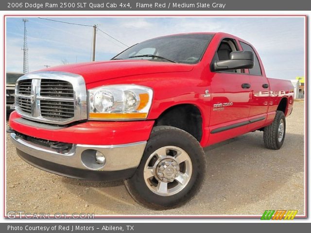 2006 Dodge Ram 2500 SLT Quad Cab 4x4 in Flame Red