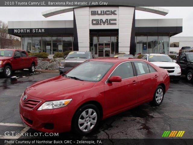 2010 Toyota Camry LE in Barcelona Red Metallic
