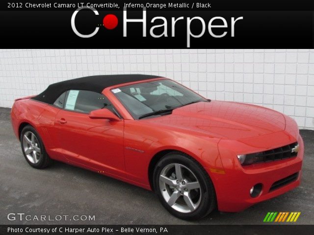 2012 Chevrolet Camaro LT Convertible in Inferno Orange Metallic