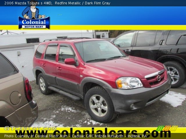 2006 Mazda Tribute s 4WD in Redfire Metallic
