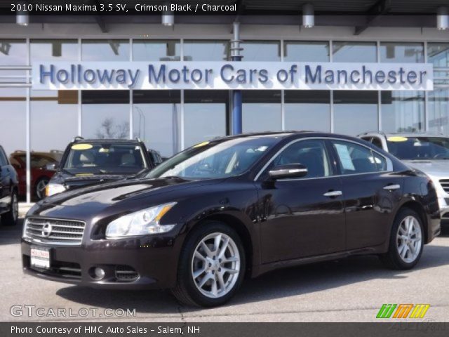 2010 Nissan Maxima 3.5 SV in Crimson Black