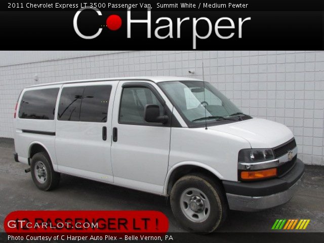 2011 Chevrolet Express LT 3500 Passenger Van in Summit White